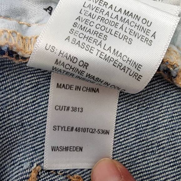 Articles of Society High-Rise Straight Leg Crop Jeans Women’s Size 31 - Picture 10 of 11